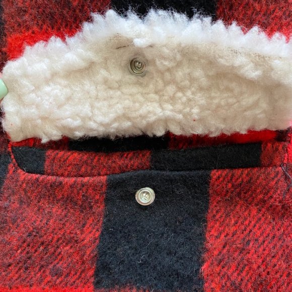 VINTAGE VANDERBILT Mark of Excellence RARE Red Plaid Wool Vest Women's Sml - Picture 3 of 8